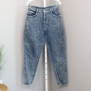 Vintage Filippo-Totti High Waist Mom Jeans Acid Wash Size 13/14 Tapered Leg